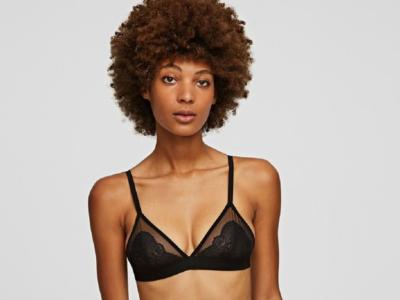 Reggiseno nero Karl Lagerfeld