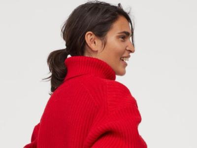 Maglione rosso H&M Conscious