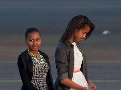 Malia e Natasha Obama