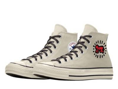 Converse bianche Keith Haring