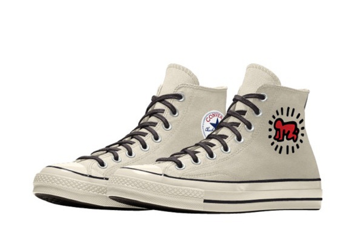 Converse bianche Keith Haring