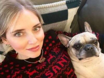 Chiara Ferragni cane