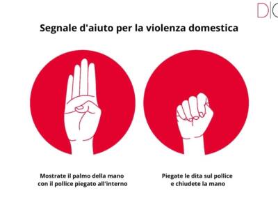 Signal for help segnale aiuto per violenza domestica