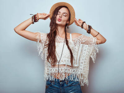 Look boho Coachella