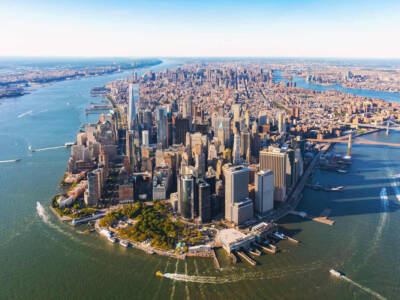 citta manhattan panoramica