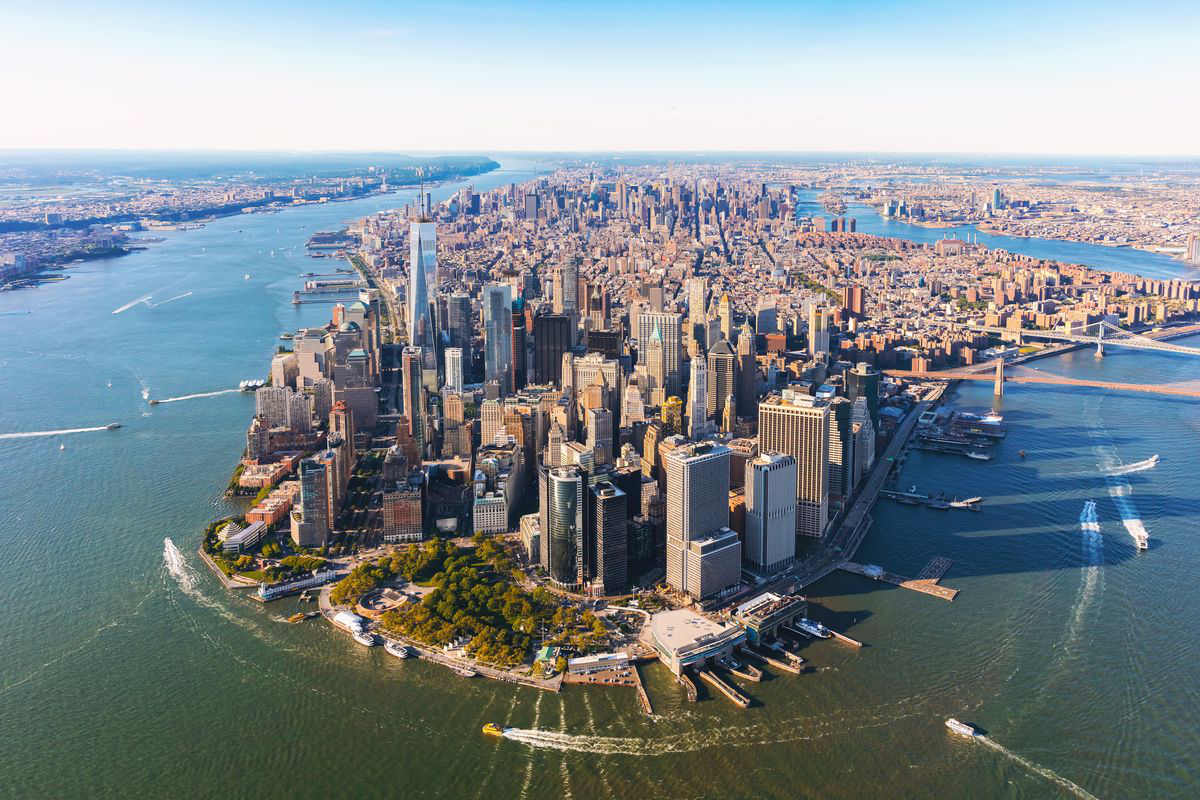 citta manhattan panoramica