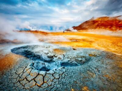 area geotermica Heverir Lago Myvatn Islanda Europa