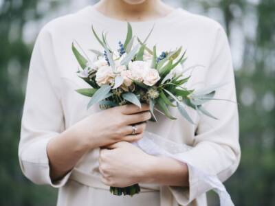 Abito sposa bianco tunica