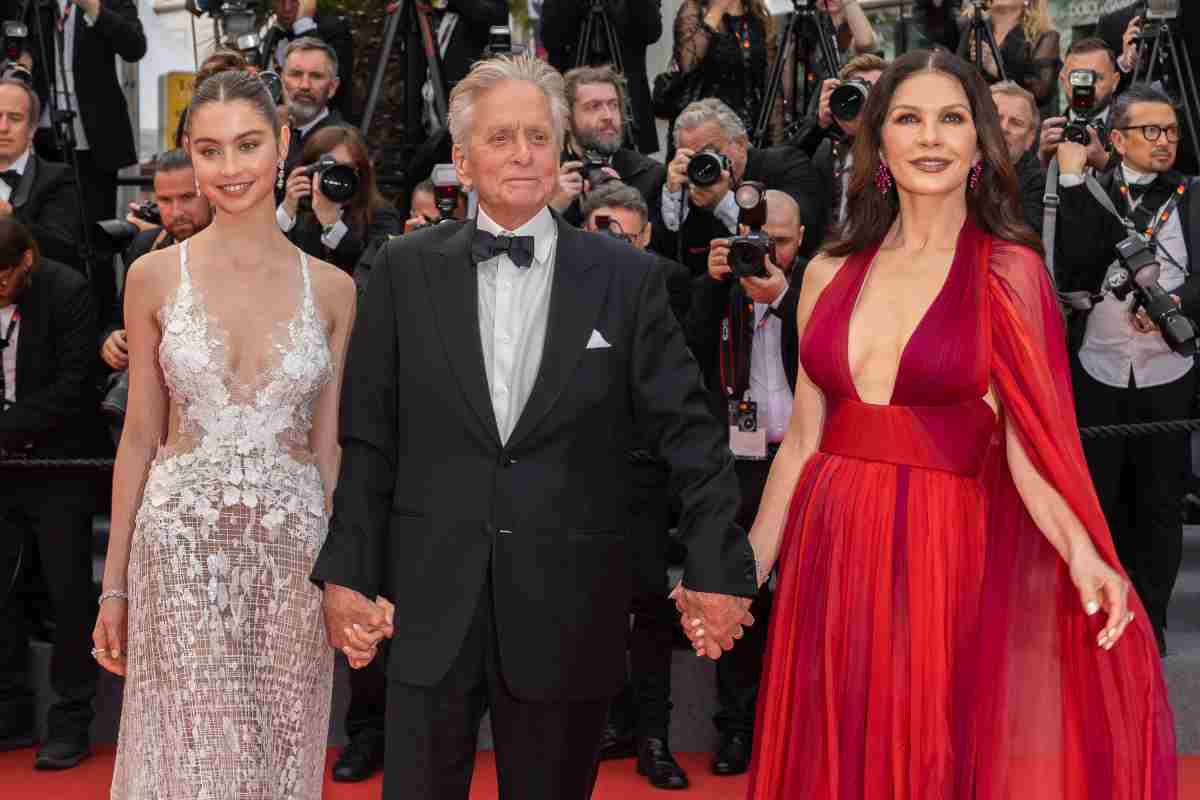 Carys Zeta Douglas, Michael Douglas e Catherine Zeta Jones