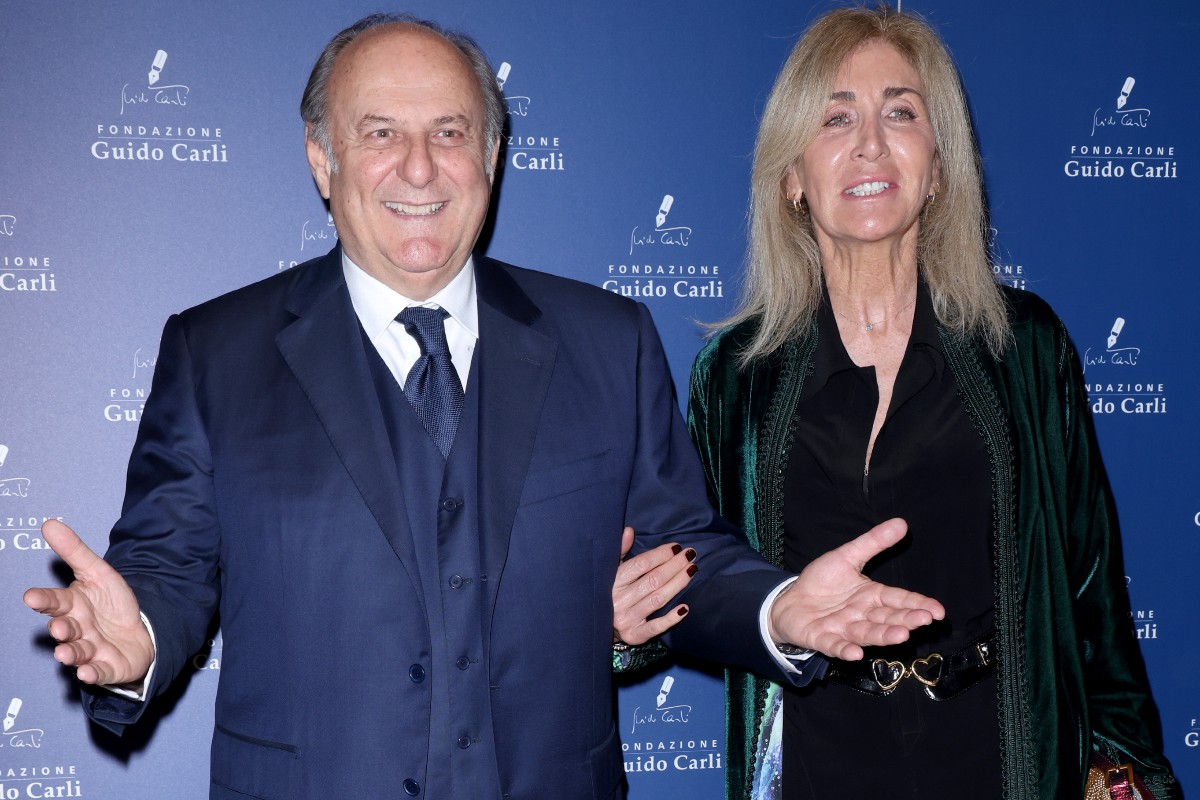 Gerry Scotti e Gabriella Perino appaiono insieme sul red carpet