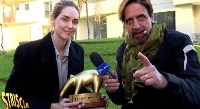 Chiara Ferragni riceve il Tapiro d&#8217;oro: &#8220;Me lo merito,  ma la sentenza è spropositata&#8221;