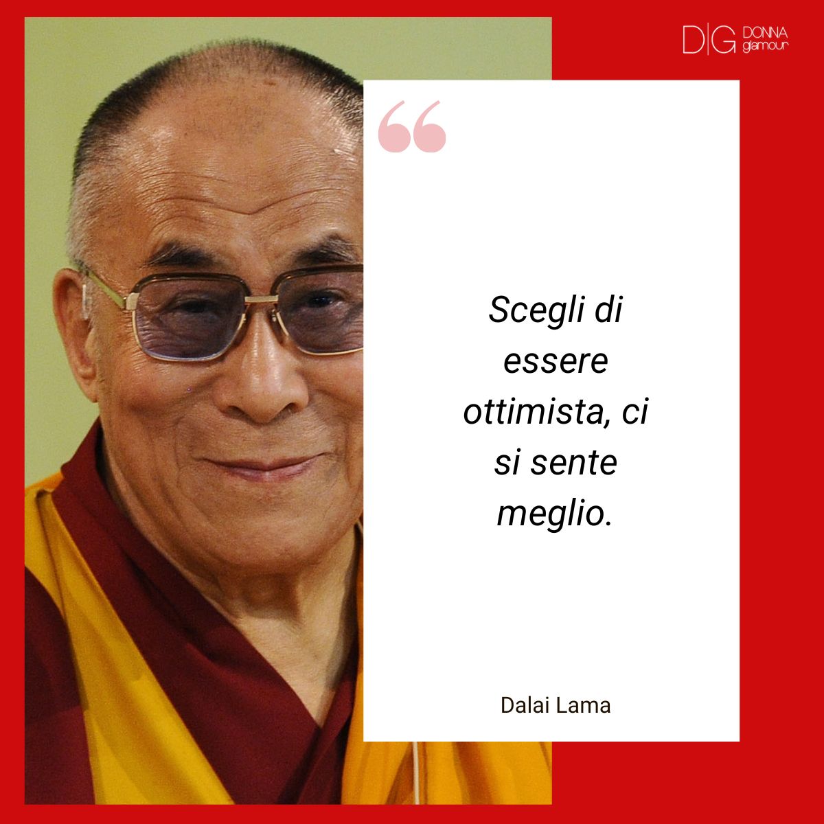 infografica su frasi sull'ottimismo