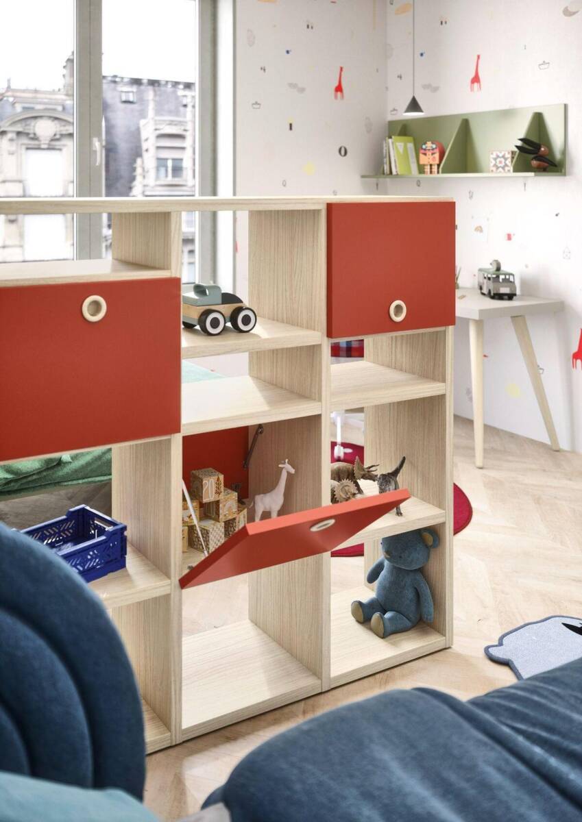 Arredamento per camera da letto bambino libreria scaffalature