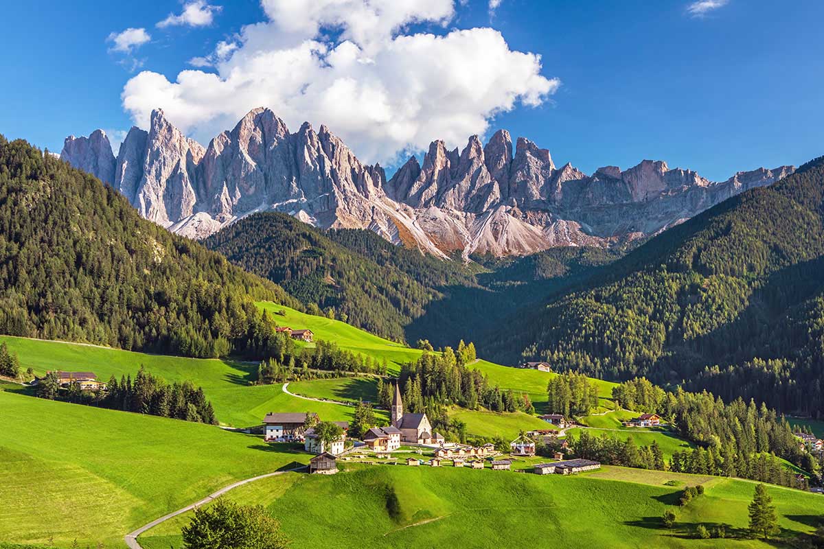 Trentino Alto Adige paesaggio montagne