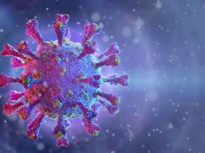 Virus del coronavirus Covid in 3d