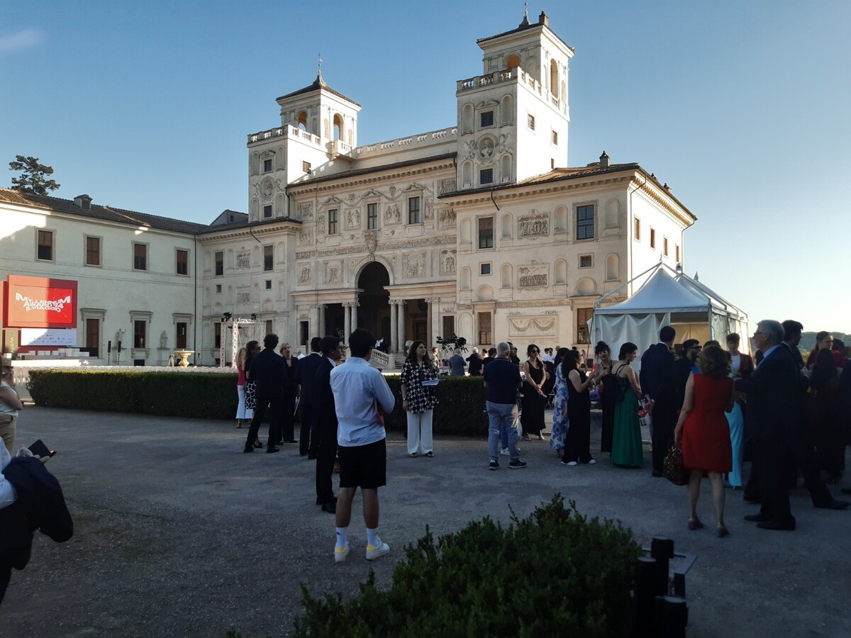 Daniele Bartocci a Villa Medici in occasione del Myllennium Award 2024