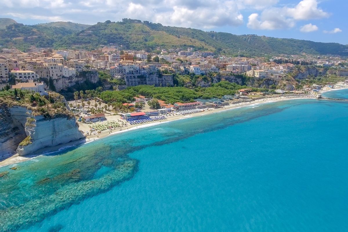 Panoramica di Tropea in Calabria