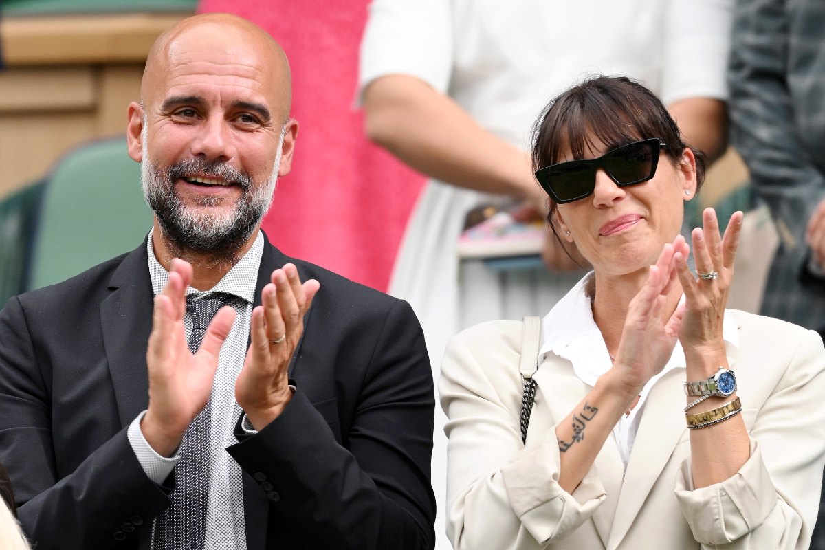 Pep Guardiola e Cristina Serra