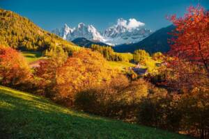 Panorama autunnale Trentino Alto Adige