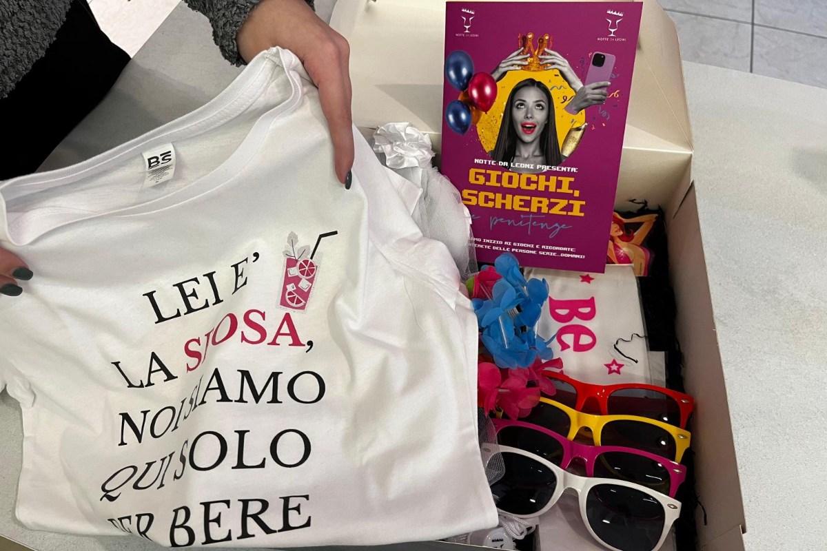 Gift Box di Notte da Leoni con gadget divertenti per l’addio al nubilato