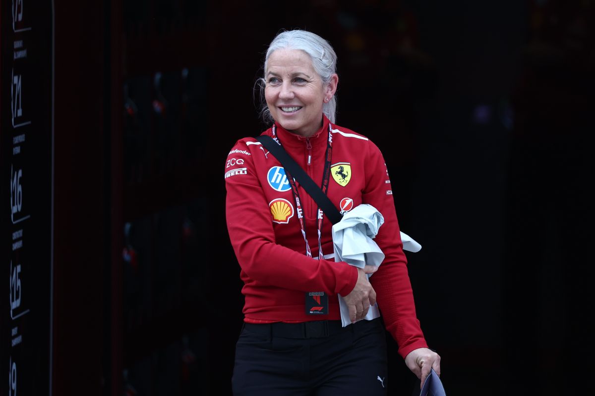 Angela Cullen durante i test pre-stagionali di Formula 1, circuito di Sakhir, in Bahrain, 26 febbraio 2025