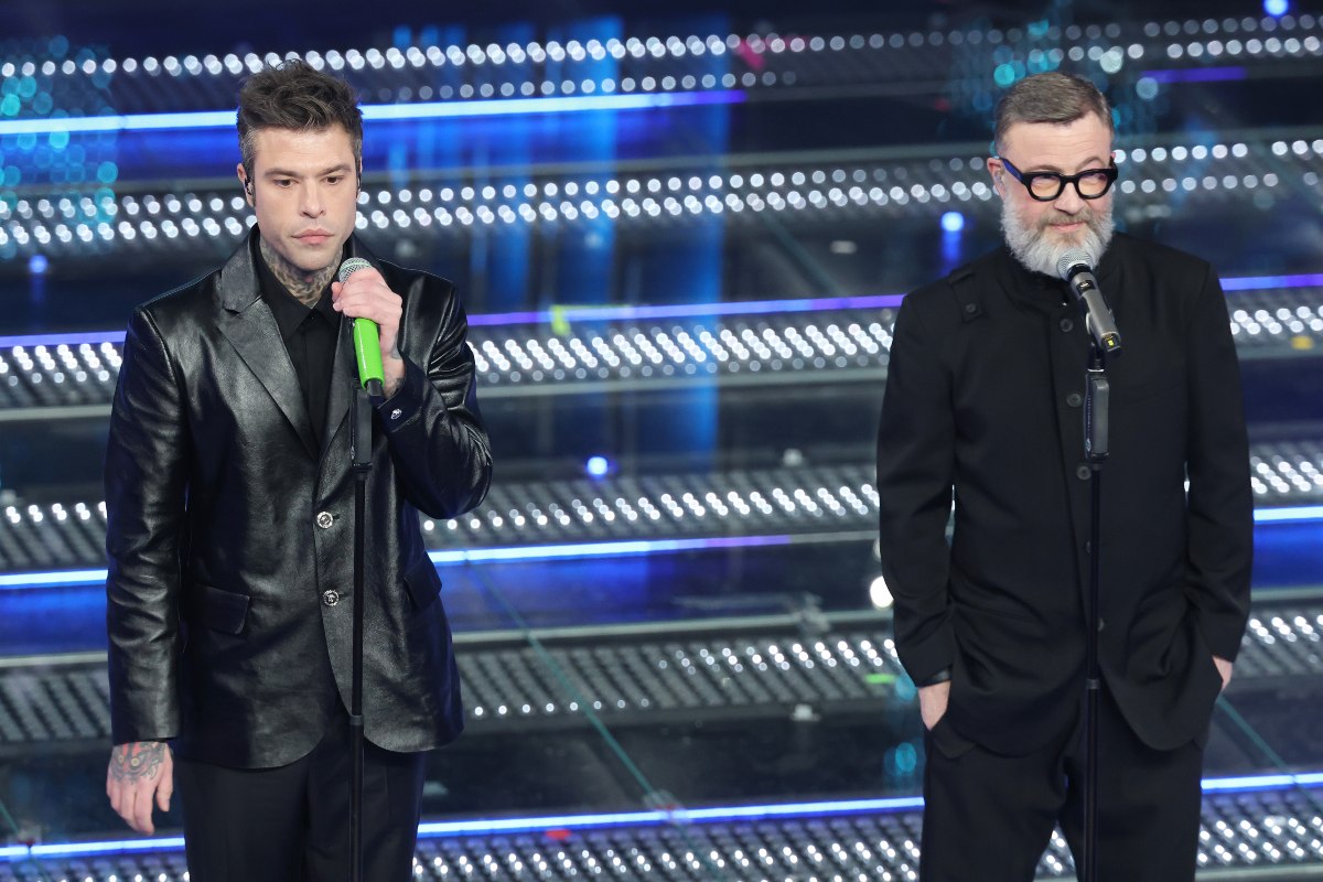 Fedez e Marco Masini a Sanremo 2025