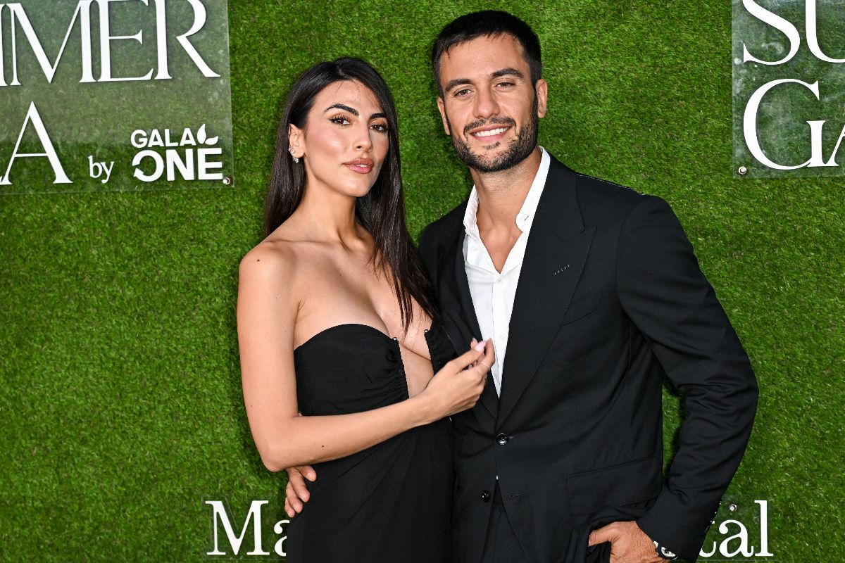 Giulia Salemi e Pierpaolo Pretelli in un primo piano